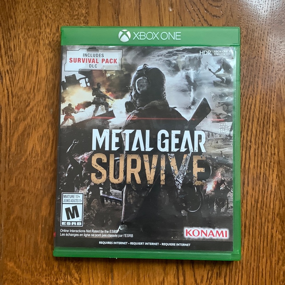 Metal Gear Survive with dlc for Xbox one